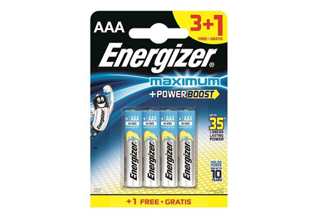 ENERGIZER Maximum Bateria AAA (LR03) 1,5V 4 sztuki
