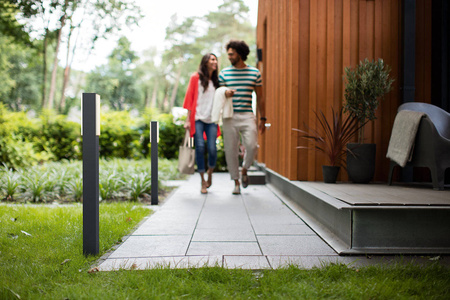 PHILIPS myGarden Słupek ogrodowy zewnętrzny latarnia antracytowy wysokość: 77cm Stratosphere IP44 z źródłem LED 2x4,5W 1000lm 3000K ciepła biel 230V 1648993P0