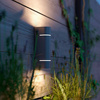 PHILIPS myGarden Lampa ogrodowa ścienna stal nierdzewna Sunset-Zachód słońca IP44 z źródłem LED 1x1W 200lm 3000K ciepła biel 230V 173124716