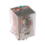 ABB Przekaźnik CR-U024AC3 A1-A2=24V AC 3 styki c/o 250V/10A  1SVR405622R0000