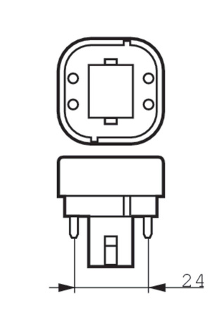 Świetlówka LED Philips CorePro PLC 9W 840 4P G24q-3