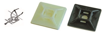 HAUPA Podstawka klejona biała 3,6mm  19x19mm  262160