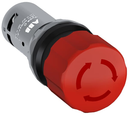 ABB Przycisk bezpieczeństwa 1NC+1NO (zwolnienie prze obrót) CE3T-10R-11